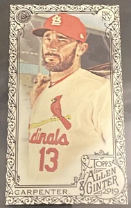 2019 Allen & Ginter Black Border Mini Matt Carpenter #230 St. Louis Cardinals - Picture 1 of 1