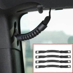 Manija de agarre de barra antivuelco superior interior 4 piezas para Jeep Wrangler JK JKU 2007-2017 negra - Imagen 1 de 9