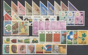 REPUBLIEK SURINAME JAARGANG 1987 - POSTFRIS COMPLEET volgens ZONNEBLOEM CAT - Imagen 1 de 2