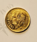 1955 - Mexican 5 Peso Gold Ch Bu Coin From Mexico, Free Shipping ! - C 9701