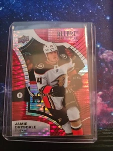 21-22 UPPER DECK ALLURE RED RAINBOW - JAMIE DRYSDALE RC #142 ANAHEIM DUCKS - Picture 1 of 2