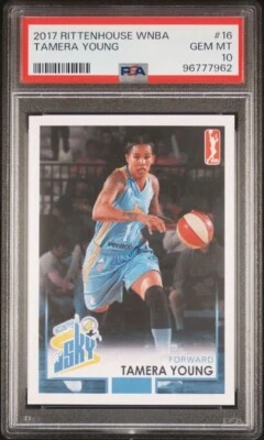 2017 Rittenhouse WNBA Tamera Young PSA 10 Chicago Sky - Image 1 of 2