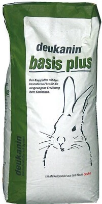 deukanin basis plus 25kg Kaninchen Futter Hasenfutter Kaninchenpellets Nager - Bild 1 von 3