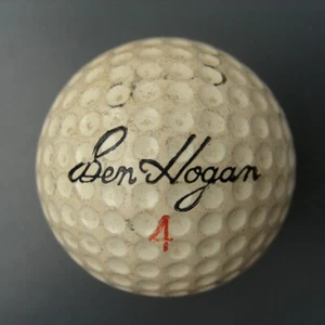 Slazenger Ben Hogan Signature Golfball AVG/EX Zustand 1,62 Englische Größe Unl. - Bild 1 von 5