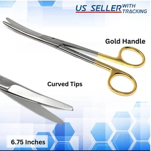 Mayo Scissors 6.75" Curved Surgical Dissecting Veterinary Instruments OR Grade - Picture 1 of 5
