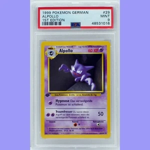 Juego Base Pokémon 1a Edición Alemán Haunter (Alpollo) 29/102 PSA 9 COMO NUEVO - Imagen 1 de 4