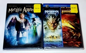 Merlin's Apprentice & Merlin And The War Of The Dragons / Dragonquest DVD NEW - Imagen 1 de 5