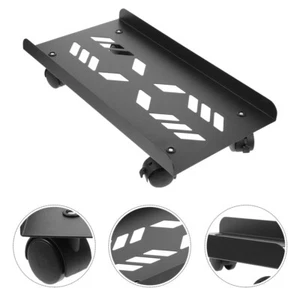 Mobile CPU Stand Ventilated Computer Tower Stand Household PC Tower Stand with - Photo 1/12