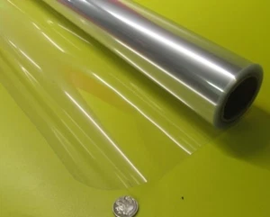 Hojas de poliéster/película tipo D acabado transparente/alto brillo, 0,010" x 40" x 25 pies - Imagen 1 de 5