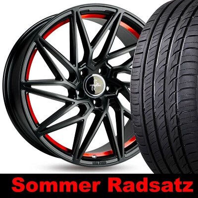 19" Keskin KT20 Sommerräder B-Red 235/35 Reifen für Audi A3 Cabrio Typ 8V - Bild 1 von 3