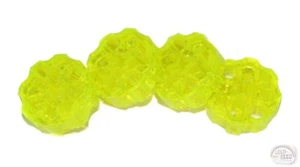 LEGO Technic - Weapon Barrel w/2 Pin & 3 Axle Holes - Trans-Yellow - 98585, New - Picture 1 of 4