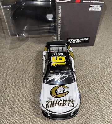 Noah Gragson Signed 2022 Charlotte Knights 1:24 Scale NASCAR Diecast Auto COA - Image 1 of 4