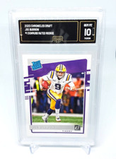 2020 Chronicles Draft Joe Burrow #1 Donruss Rated Rookie GMA GEM MINT 10!!!!