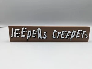 Fan Art - Jeepers Creepers - 100 mm de ancho, logotipo impreso en 3D* - Imagen 1 de 1