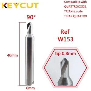 Key Cutter W153 90° 0.8mm Fit with SILCA Quattrocode & SILCA Triax Key Machine - Picture 1 of 6