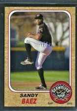 2018 Erie SeaWolves (Double A-Detroit Tigers) Sandy Baez