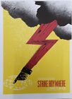 Strike Anywhere | Paint It Black Paper Art Poster | Tim Gough Reprint 10" X 14"