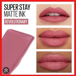 maybelline superstay matte ink liquid lipstick Shade 180 Revolutionary (see Des) - Picture 1 of 9