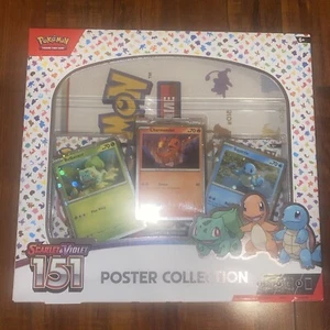 Pokemon 151 Poster Collection Box With 3 Packs & Promos! Brand New/Sealed! - Picture 1 of 3