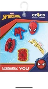 Crocs Jibbitz 5-Pack Marvel Spider Man Shoe CharmS Jibbitz  (7929) - Picture 1 of 4