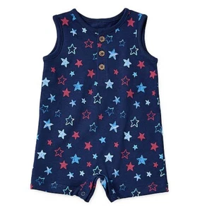 Okie Dokie Baby Boy 4th of July Outfit – 18M – Patriotic Short Sleeve Outfit USA - Picture 1 of 3