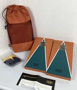 Cornhole Mini Set Outside Inside 12x 6 In W/Travel Bag Game Backpacking Camping - Imagen 1 de 6
