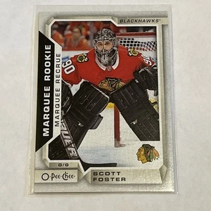 2018-19 O-Pee-Chee UD OPC Marquee Rookies Scott Foster #543 Rookie RC - Picture 1 of 2