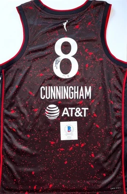 SOPHIE CUNNINGHAM SIGNED INDIANA FEVER STRANGER THINGS SWINGMAN JERSEY WNBA BAS - Image 1 of 4