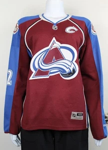 Colorado Avalanche #92 Gabriel Landeskog Reebok NHL Hockey Jersey Womens SZ L - Picture 1 of 19