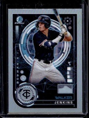 2024 Bowman Walker Jenkins A.I. #BAI-10 Twins - Image 1 of 2