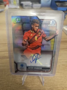 Topps Bowman Chrome Road to U21 Euro Aster Vranckx Autograph RC - Bild 1 von 1