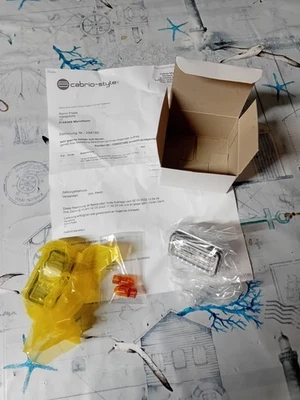 Tenzo-R Vetro Trasparente Frecce Laterali Cromate VW Golf1/2 Polo 86c Jetta Corrado Scirocco - Immagine 1 di 4