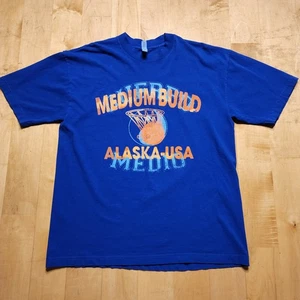 Medium Build - Thinking About Dying Tour T-Shirt - Alaska USA Basketball L - Picture 1 of 7