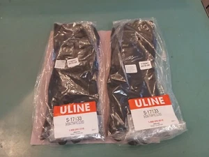 LOT OF 12 ULINE S-17133 Black Knight PVC Chemical Resistant Gloves 14" 7714R-10 - Picture 1 of 4
