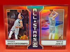 2022-23 Optic Giannis Antetokounmpo Nikola Jokic Red All Stars Panini /99 #6