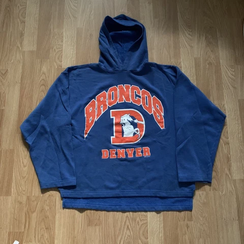 Vintage 1993 Saturday’s Heroes Denver Broncos Hoodie Sweatshirt Men’s Large Cover