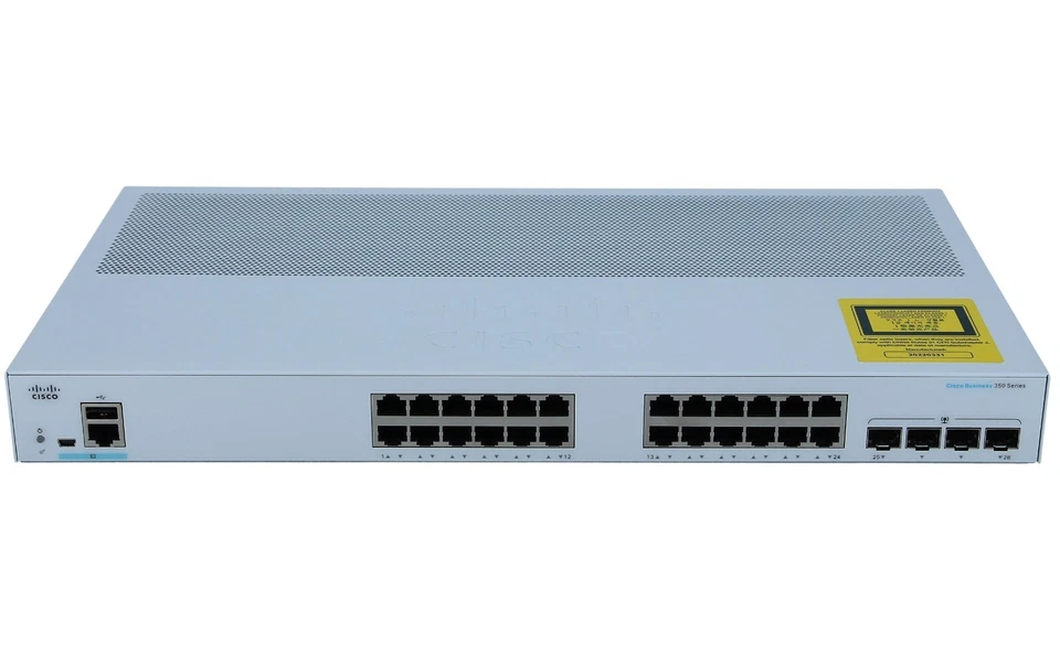 Cisco CBS350-24T-4G 24-Port Gigabit  Managed Switch - Image 1 of 3