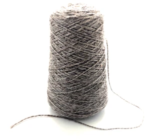 Breed Specific Gray Shetland Cone with lanolin for rug weaving, knitting DS - Picture 1 of 2