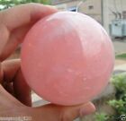 Natural Pink Rose Quartz Magic Crystal Healing Ball Sphere 30/40/50/60MM+Stand 