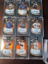 2022 Topps Chrome Black Orange /25 Auto Set Break PYC JRod, Ohtani, Acuna, Trout