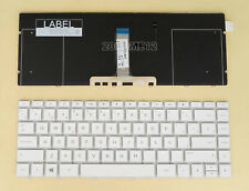 for HP Spectre 13-AF 13-af000 13-af500 Keyboard Backlit Spanish Teclado White