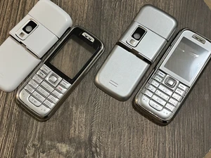 Nokia 6233 Housing Cover with Buttons Silver - Picture 1 of 9