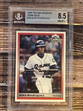 1995 Tacoma Rainiers Team Issue #18 Alex Rodriguez BGS 8.5