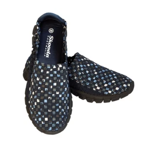 Skooda Navy Speckle Slip on leisure and water shoes - Picture 1 of 8