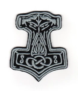 Thor's Hammer Patch | Mjolnir Viking Norse Mythology Thunder God Mjölnir Logo - Picture 1 of 1