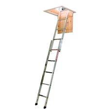Werner Spacemaker 2 Section Aluminium Sliding Loft Ladder 302340 Sliding Loft