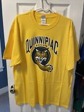 Quinnipiac bobcats madness 2006 men’s yellow shirt size XL