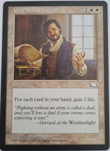Gerrard's Wisdom - Weatherlight - MTG - Picture 1 of 4