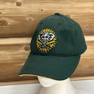 Oakland As Stomper Fitted Hat Cap M/L Green Athletics New Era 3930 Elephant Men - Picture 1 of 13