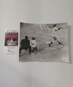 Tommy Henrich & Mickey Owen Autographed 8x10 Photography JSA -1 # - Picture 1 of 4